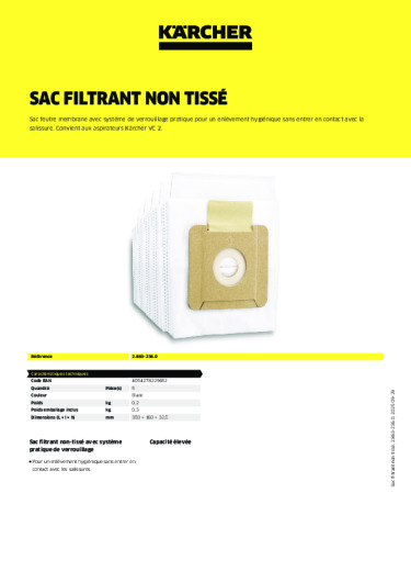 Informations sur le produit