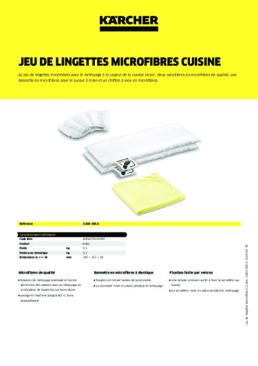 Informations sur le produit