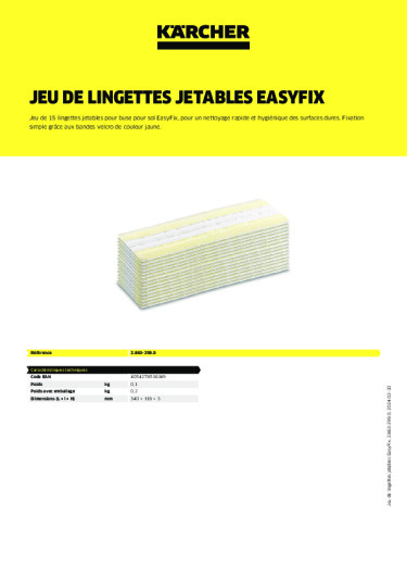 Informations sur le produit