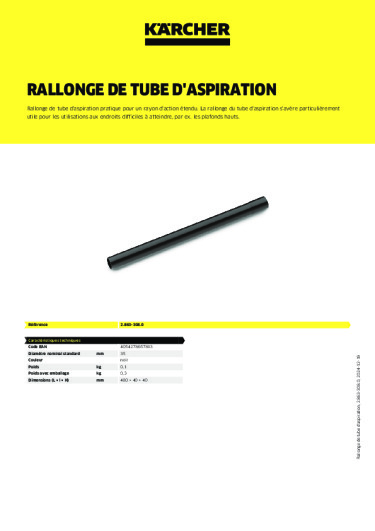 Informations sur le produit