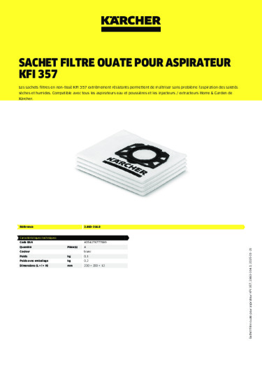 Informations sur le produit