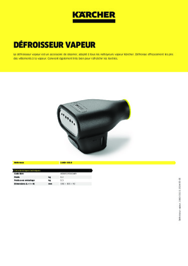 Informations sur le produit