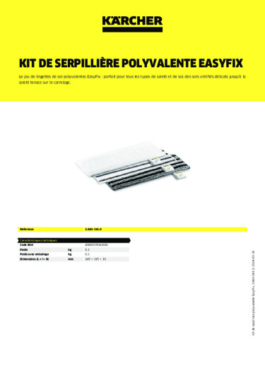 Informations sur le produit