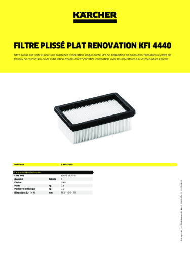 Informations sur le produit