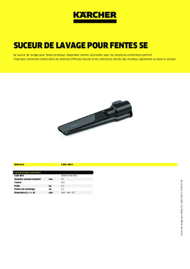 Informations sur le produit