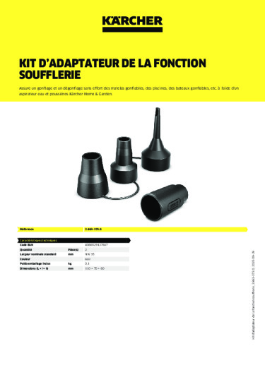 Informations sur le produit