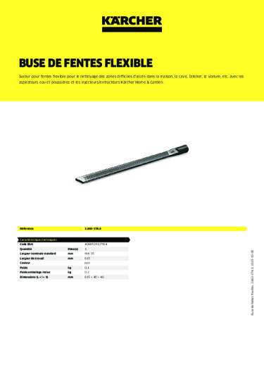 Informations sur le produit