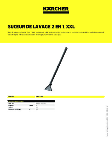 Informations sur le produit