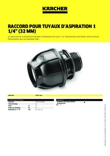 Informations sur le produit