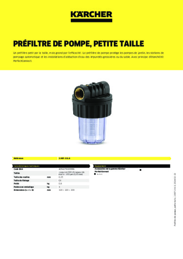 Informations sur le produit