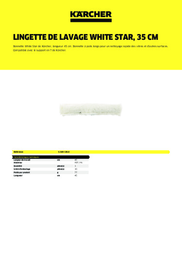 Informations sur le produit