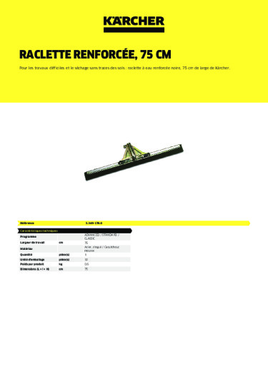 Informations sur le produit