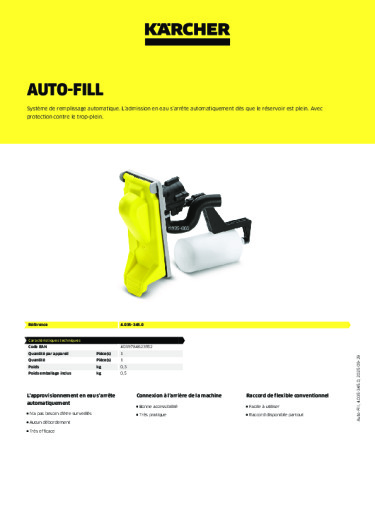 Informations sur le produit