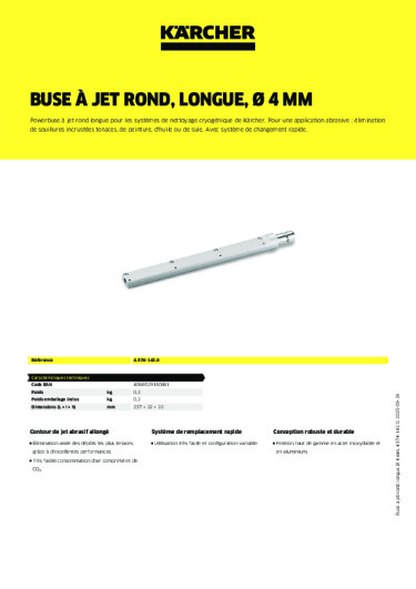 Informations sur le produit