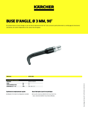 Informations sur le produit