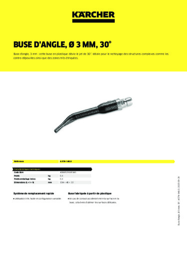 Informations sur le produit