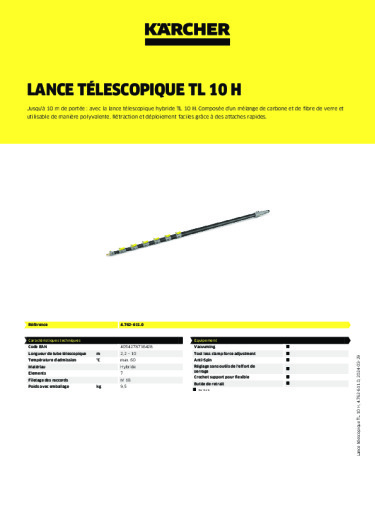 Informations sur le produit