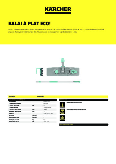 Informations sur le produit
