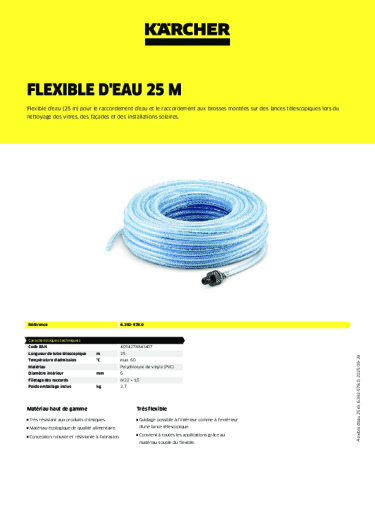 Informations sur le produit