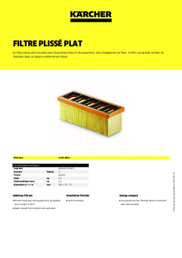 Informations sur le produit