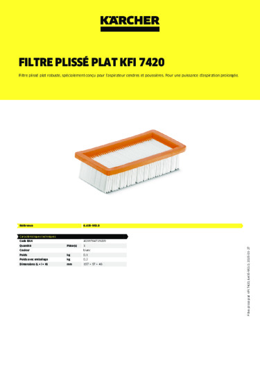 Informations sur le produit