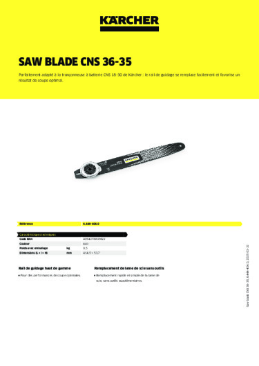 Informations sur le produit