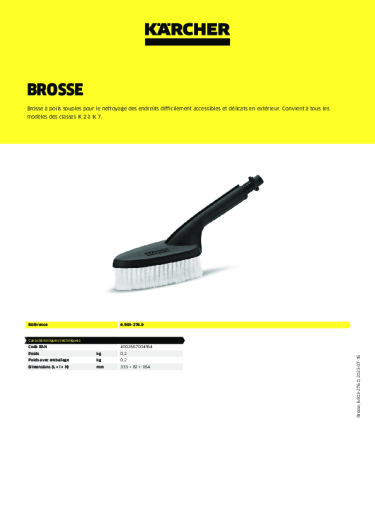 Informations sur le produit