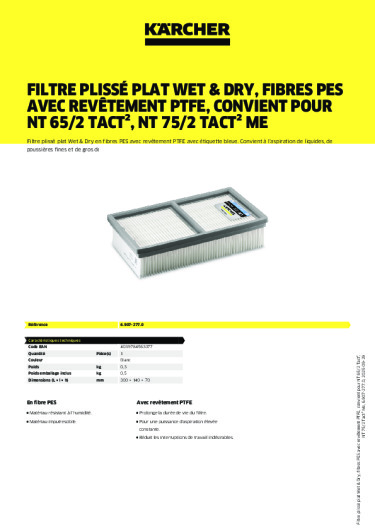 Informations sur le produit