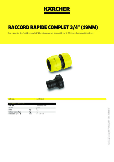 Informations sur le produit