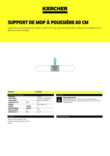 Informations sur le produit