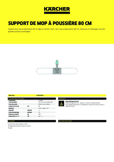 Informations sur le produit