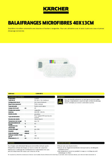 Informations sur le produit