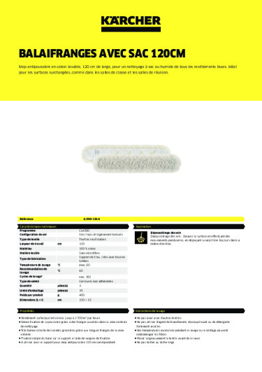 Informations sur le produit