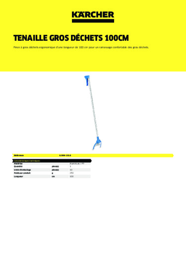 Informations sur le produit