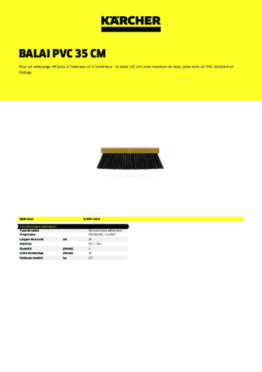 Informations sur le produit