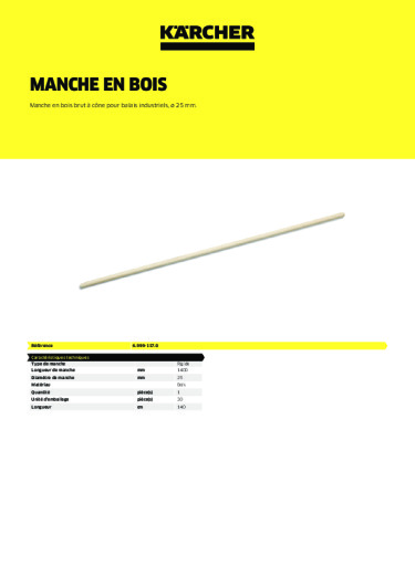 Informations sur le produit