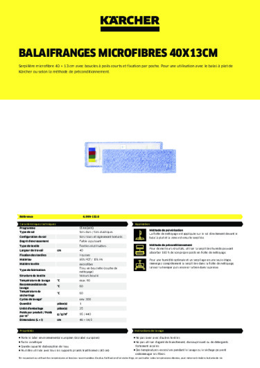 Informations sur le produit