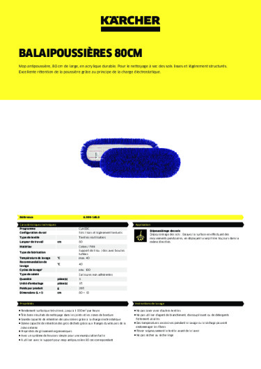 Informations sur le produit