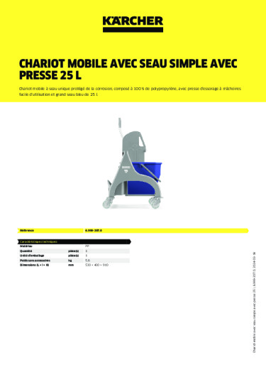 Informations sur le produit