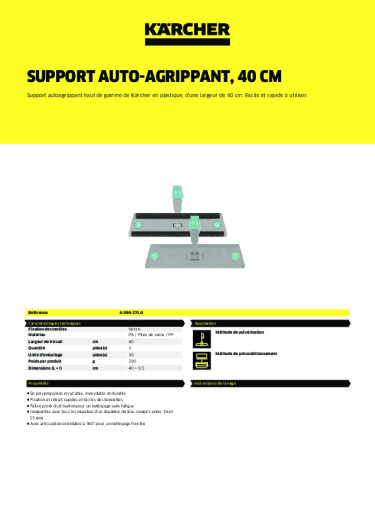 Informations sur le produit