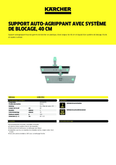 Informations sur le produit