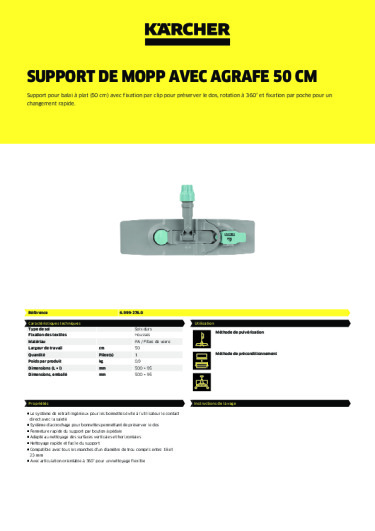 Informations sur le produit