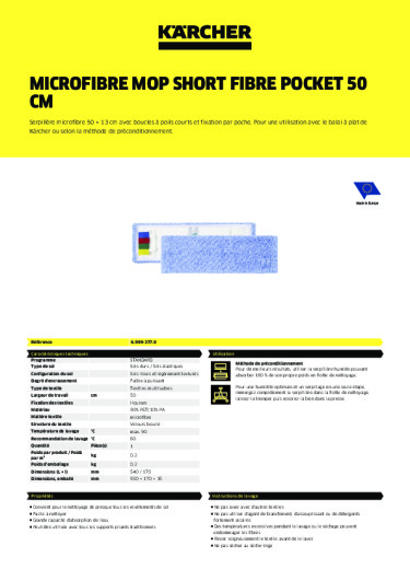 Informations sur le produit