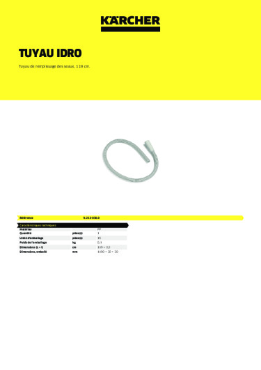 Informations sur le produit