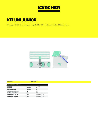 Informations sur le produit