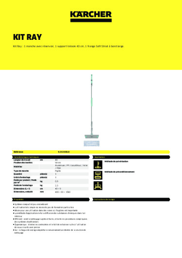 Informations sur le produit