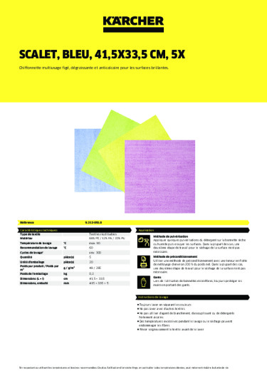 Informations sur le produit