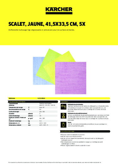 Informations sur le produit