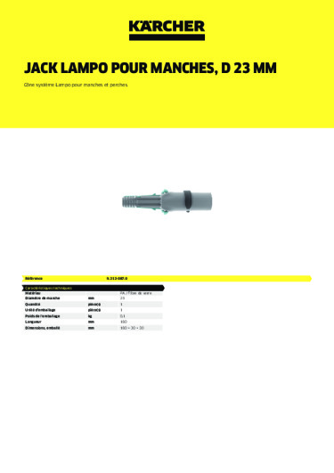 Informations sur le produit