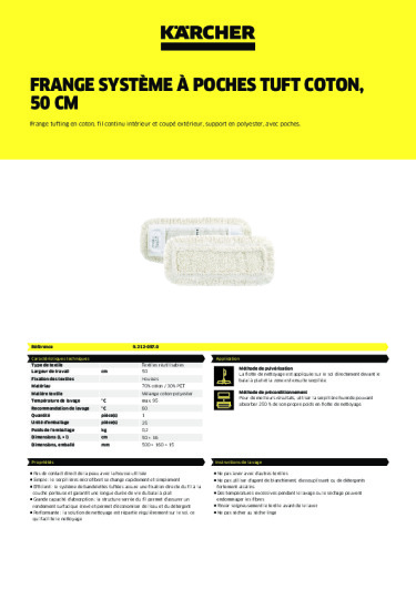 Informations sur le produit